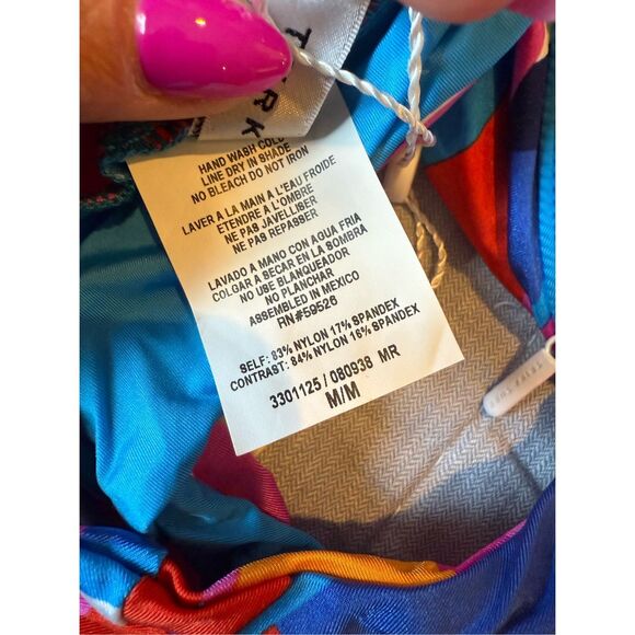 NWT Trina Turk Rio Zip-Up Paddle Suit - Picture 10 of 12